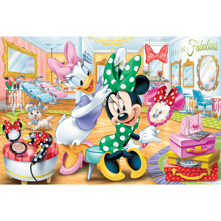 Puzzle Trefl 100 Minnie W Salonie Kosmetycznym