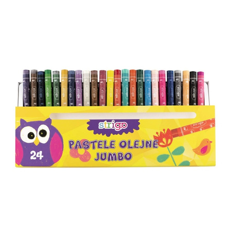 Strigo Pastele olejne jumbo 24 kolory 937434