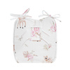 Bambusowa wkładka do wózka mała Sarenki z minky sepia rose 80x36cm 417548
