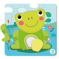 Puzzle Sorter Mini 5 El. Żaba 243012