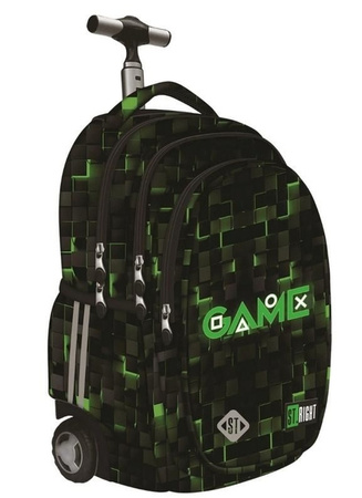 PLECAK NA KÓŁKACH STRIGHT TB-01 GREEN GAME 681493