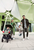 Easywalker Miley 2 Kompaktowy wózek spacerowy z torbą transportową Sunset Red 112962