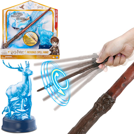 Wizarding World Różdżka Harrego z figurką Patronus 419038