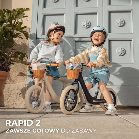 Kinderkraft Rapid 2 Bizzu Black 927890 Rowerek biegowy