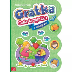 Gratka – quiz trzylatka. Zeszyt pierwszy 065979