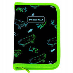 Piórnik pojedynczy dwuklapkowy bez wyposażenia Head Skate Lifestyle AC1 225012