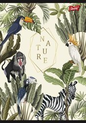 Zeszyt A5 60k krata laminowany NATURE folia soft touch Unipap  630248