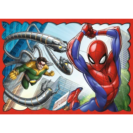 Puzzle Trefl 4w1 Bohaterski Spider-Man 