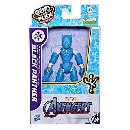 Avengers F4008/F4015 Figurka Bend And Flex Black Panther 954537