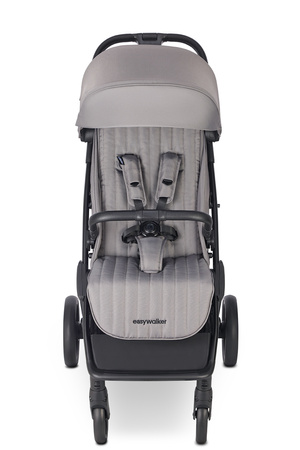 Easywalker Jackey2 XL Przestronny, samoskładający się wózek spacerowy z kołami XL Pebble Grey 117028