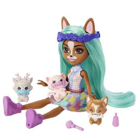 Enchantimals HLK86/HLK83 Surprises! Laleczka z przyjacielem 114009