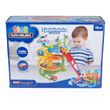 Flota Miejska Tiny Zjeżdzalnia z autkiem 731316