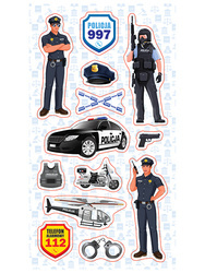 Naklejki Policjanci 150914