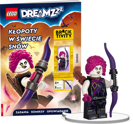 Książeczka LEGO DREAMZzz  KŁOPOTY W ŚWIECIE SNÓW 344535