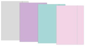 Teczka z gumką a4+ pastel