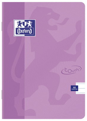 Zeszyt oxford a5 60k linia 90g touch pastel 347316