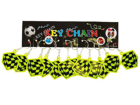 Brelok odblask kostka folia 588417