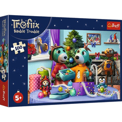 Puzzle Trefl 100 XMAS Święta Rodziny Treflików 164831