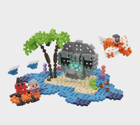 Klocki Waffle Mini Wyspa skarbów 148szt 903148