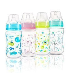 Babyono butelka antykolkowa 240ml 0m+ szerokootworowa 406212