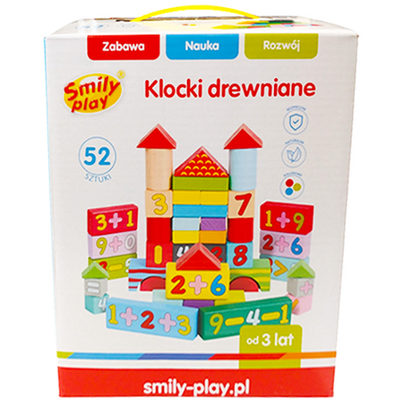 Klocki drewniane 52szt 849412