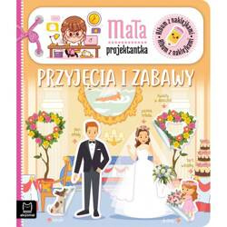 Album z naklejkami. Mała projektantka. Przyjęcia i zabawy 136449
