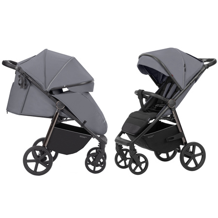 CARRELLO Bravo plus 2023 CRL-5515 Storm Grey Wózek dla dziecka