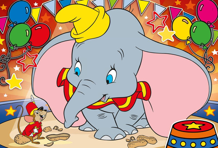Clementoni puzzle 104 maxi super kolor dumbo