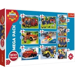 Puzzle Trefl 10w1 Poznaj ekipę ratunkową Sama 903829