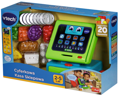 Vtech cyferkowa kasa sklepowa 608328
