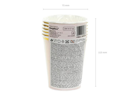 Kubeczki Kotek 200ml 6szt 189683