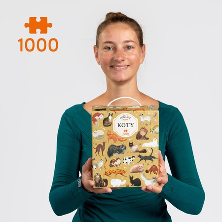 CzuCzu Puzzlove Koty puzzle rodzinne 1000el. 493235