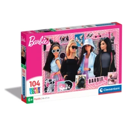 Clementoni Puzzle 104 Super Kolor Barbie 257546