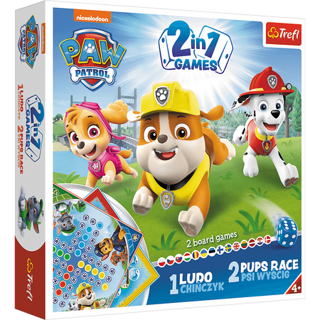 Gra Trefl 2w1 Chińczyk/Psi Wyścig Paw Patrol 018967