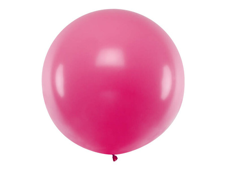 Balon okrągły 1m Pastel Fuchsia 747050