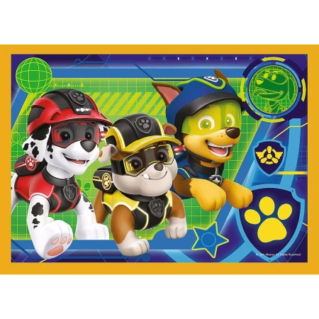 Puzzle Trefl 4w1 Wakacyjny Psi Patrol 