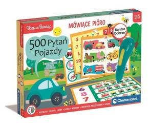 Clementoni Mówiące pióro 500 pytań Pojazdy 509294