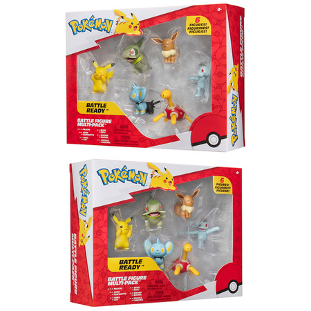 Pokemon PKW3614 Figurki bitewne 6-pak W8 709558