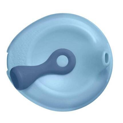 B.Box  fill+feed Silikonowa miseczka z pokrywką do karmienia niemowląt i dzieci lullaby błękit 010371