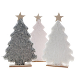 Drewniana choinka z futerkiem 213813