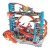 Hot wheels ftb69 city mega garaż rekina + 2 autka