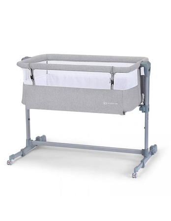 Kinderkraft łóżeczko dostawne neste air grey light melange 915484