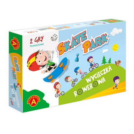 Gra Rodzinna Planszowa Skate Park wycieczka Rowerowa 026535