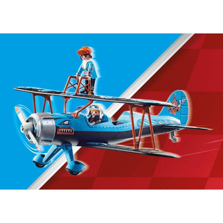 Playmobil 70831 Air Stuntshow Lotniczy pokaz kaskaderski Samolot dwupłatowy Feniks