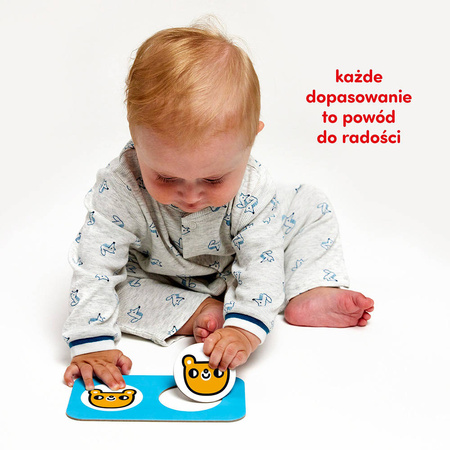 CzuCzu: Puzzle kontrastowe Do pary 12 mies.+