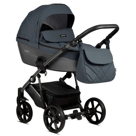 Tutis Viva 4 (luxury) Obsidian 060 Wózek dziecięcy 2w1