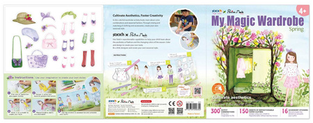Stick'N Książka do zabawy Moja magiczna garderoba wiosna 290354