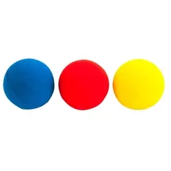 Piłki z gąbki 70mm 3szt 004098