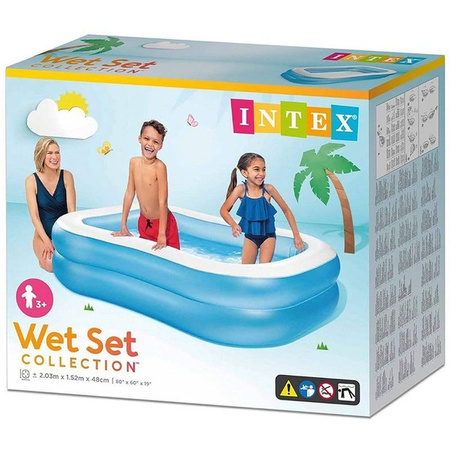 INTEX 57180 Basen ogrodowy prostokątny 203x152x48cm 417141