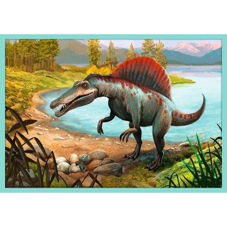 Puzzle Trefl 10w1 Poznaj wszystkie dinozaury 903904